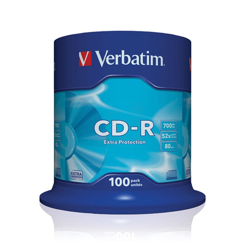 CD-R 700MB VERBATIM 52X CAKE (100 τμχ)