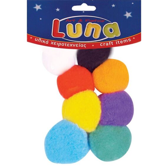 ΠΟΜ-ΠΟΜ 45mm (8 τμχ) LUNA
