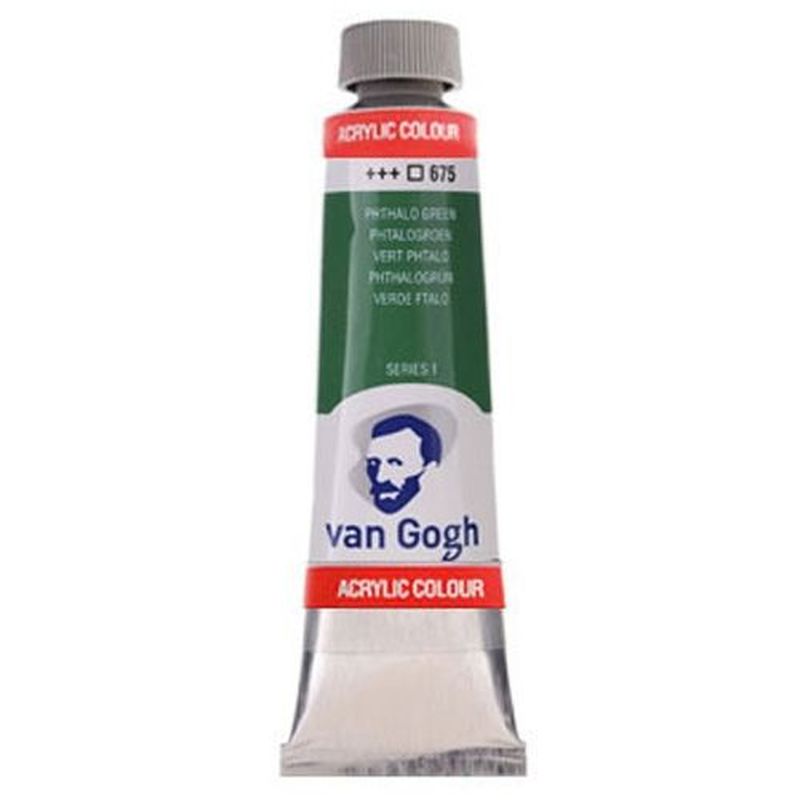 ΑΚΡΥΛΙΚΑ TALENS VAN GOGH 40ml (675) BURNT PHTALO GREEN