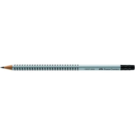 ΜΟΛΥΒΙ FABER-CASTELL 2001 GRIP ΓΟΜΑ ΗΒ ΓΚΡΙ (117200)