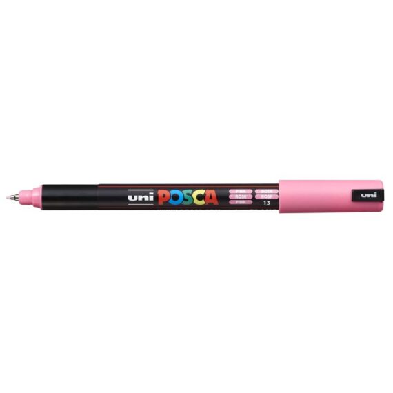 ΜΑΡΚΑΔΟΡΟΣ UNI BALL POSCA PC-1MR 0.7mm ΡΟΖ