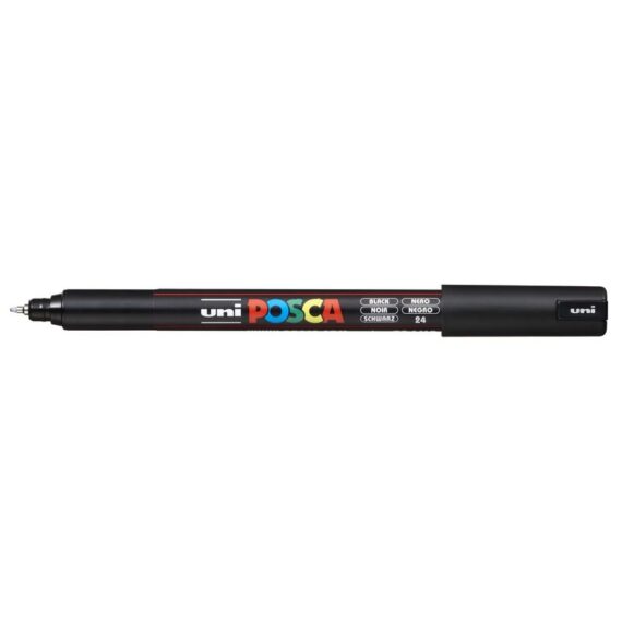 ΜΑΡΚΑΔΟΡΟΣ UNI BALL POSCA PC-1MR 0.7mm ΜΑΥΡΟ