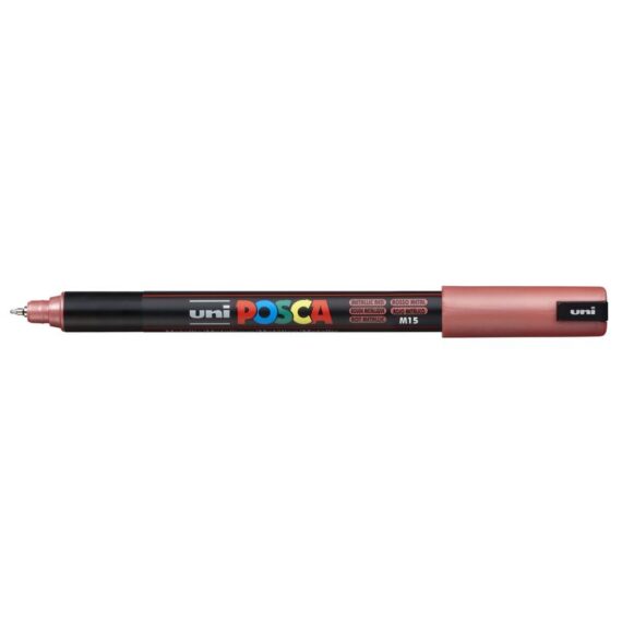 ΜΑΡΚΑΔΟΡΟΣ UNI BALL POSCA PC-1MR 0.7mm ΜΕΤΑΛΛΙΚΟ ΚΟΚΚΙΝΟ