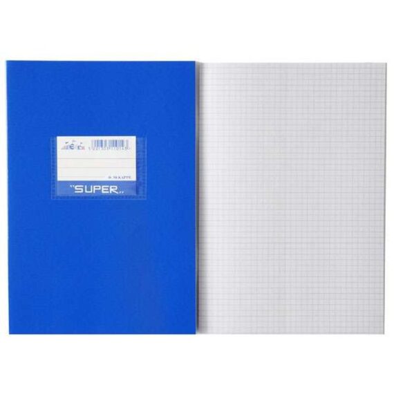 ΤΕΤΡΑΔΙΟ SUPER 17Χ25 50 φυλ. ΚΑΡΡΕ 80gr