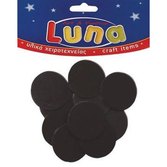 ΜΑΓΝΗΤΕΣ ΣΤΡΟΓΓΥΛΟΙ 25mm Χ 3mm 10 ΤΕΜ. LUNA (646669)