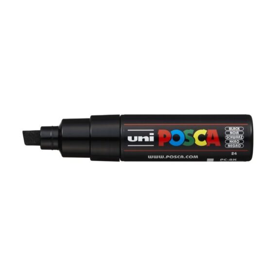 ΜΑΡΚΑΔΟΡΟΣ UNI BALL POSCA PC- 8K 8.0mm ΜΑΥΡΟ
