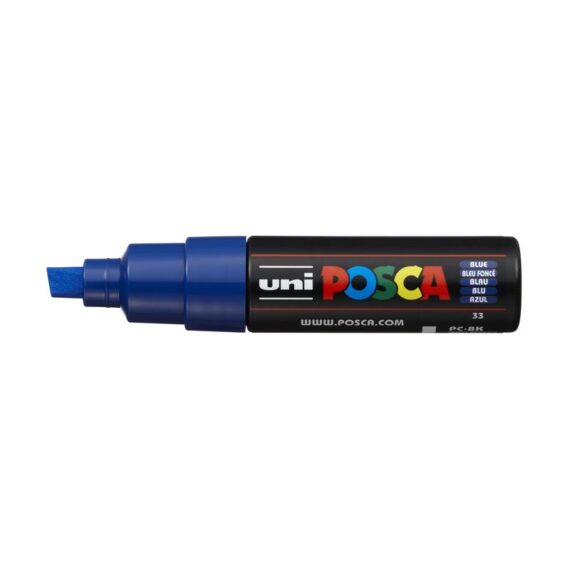 ΜΑΡΚΑΔΟΡΟΣ UNI BALL POSCA PC- 8K 8.0mm ΜΠΛΕ