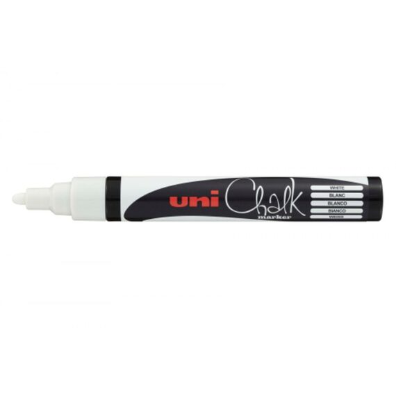 ΜΑΡΚΑΔΟΡΟΣ UNI BALL POSCA PWE – 5M 1.8 – 2.5mm CHALK ΛΕΥΚΟ