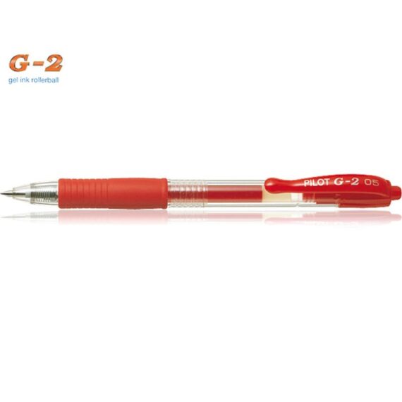 ΣΤΥΛΟ PILOT G-2 0.5mm FINE ΚΟΚΚΙΝΟ