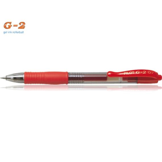 ΣΤΥΛΟ PILOT G-2 0.7mm MEDIUM ΚΟΚΚΙΝΟ
