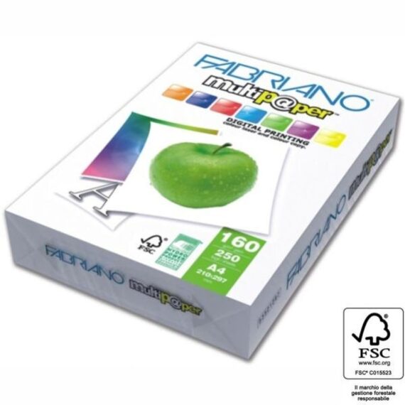 ΧΑΡΤΙ ΦΩΤΟΤΥΠΙΚΟ Α4 160gr/m² (250 Φ.) FABRIANO ΛΕΥΚΟ