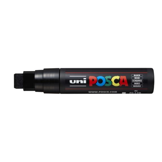 ΜΑΡΚΑΔΟΡΟΣ UNI BALL POSCA PC-17K 15mm ΜΑΥΡΟ (24)