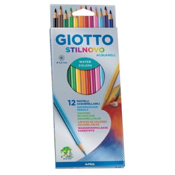 ΞΥΛΟΜΠΟΓΙΕΣ GIOTTO STILNOVO ΑΚΟΥΑΡΕΛΑΣ (12 τμχ)
