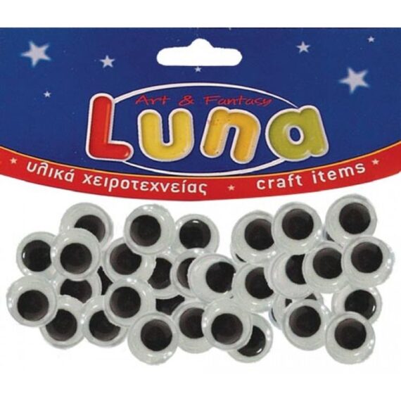 ΜΑΤΑΚΙΑ ΟΒΑΛ 12mm (100 τμχ) LUNA (646600)