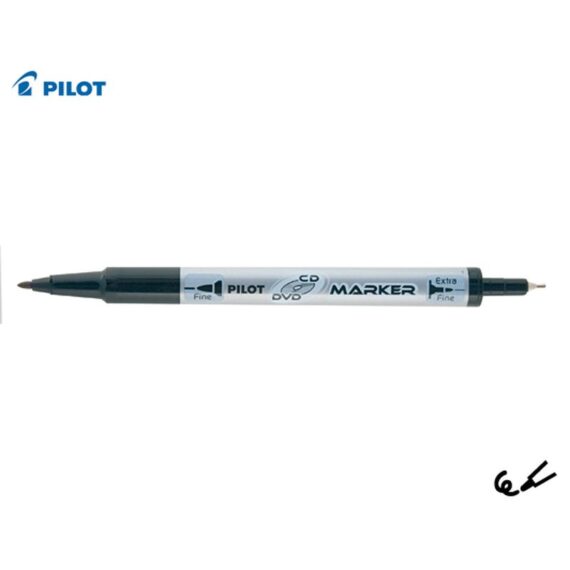 ΜΑΡΚΑΔΟΡΟΣ PILOT CD/DVD 2 ΜΥΤΕΣ ΜΑΥΡΟΣ