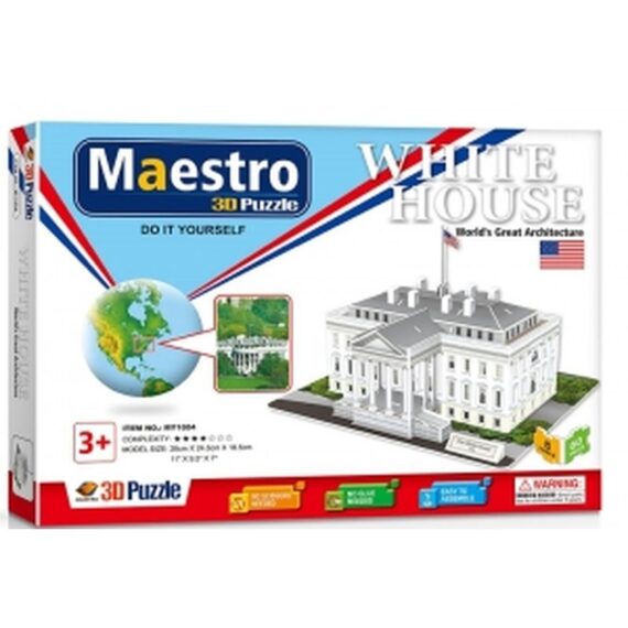 ΠΑΖΛ MAESTRO 3D (60 τμχ) THE WHITE HOUSE
