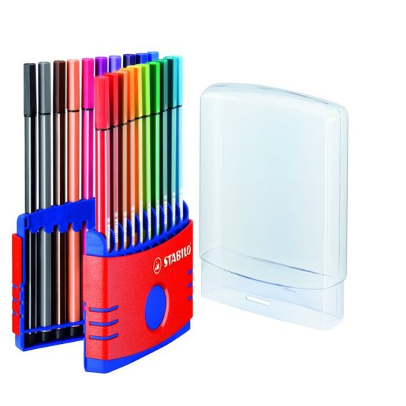 ΜΑΡΚΑΔΟΡΟΣ STABILO 68 1.0mm ΣΕΤ (20 τμχ) COLORPARADE