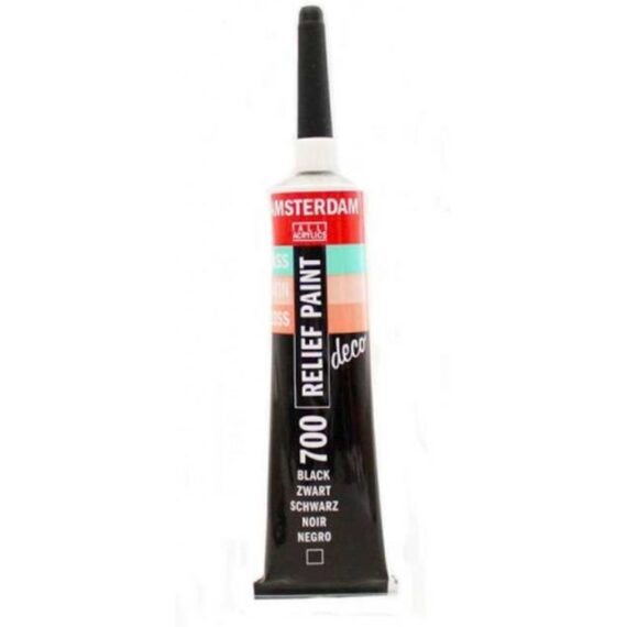 ΑΚΡΥΛΙΚΑ TALENS RELIEF 20ml (700) BLACK