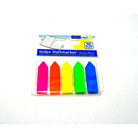 ΣΕΛΙΔΟΔΕΙΚΤΕΣ OFFICE POINT 5 ΧΡΩΜΑΤΩΝ 12mmx45mm ΒΕΛΑΚΙ 125φυλ ΣΕΛΙΔΟΔΕΙΚΤΕΣ OFFICE POINT 5 ΧΡΩΜΑΤΩΝ 12mmx45mm ΒΕΛΑΚΙ 125φυλ