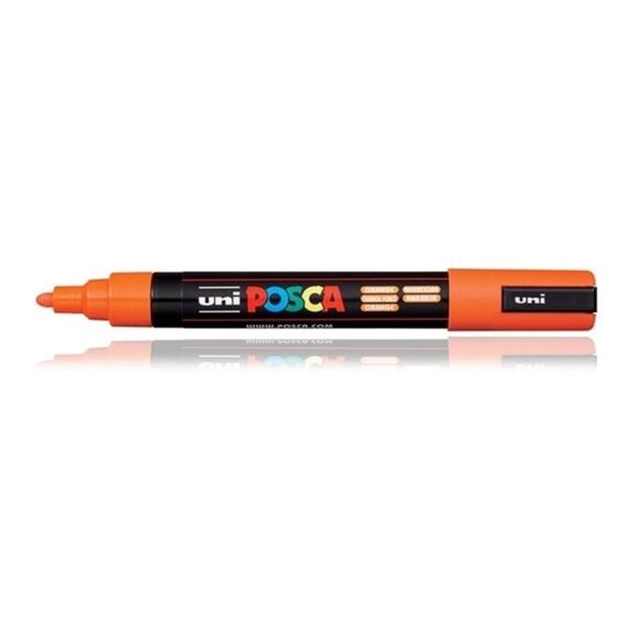 ΜΑΡΚΑΔΟΡΟΣ UNI BALL POSCA PC- 5M 1.8 – 2.5mm ΠΟΡΤΟΚΑΛΙ