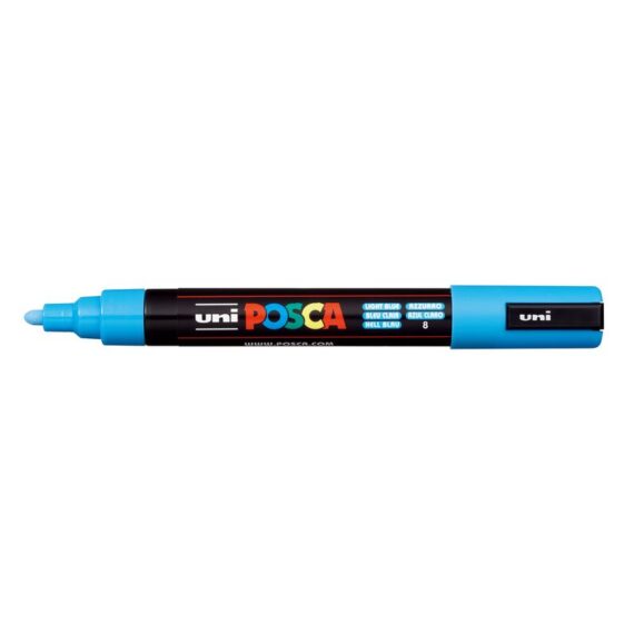 ΜΑΡΚΑΔΟΡΟΣ UNI BALL POSCA PC- 5M 1.8 – 2.5mm ΓΑΛΑΖΙΟ