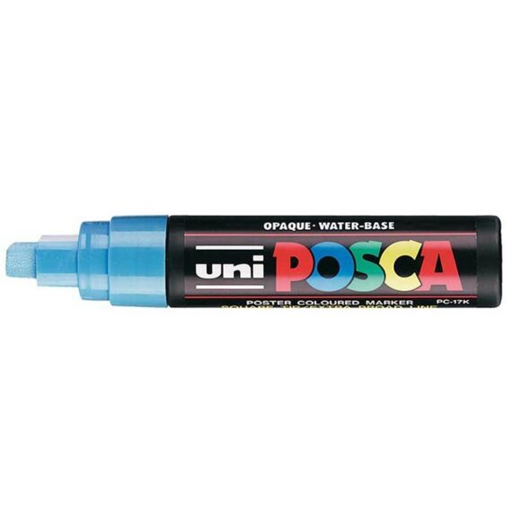 ΜΑΡΚΑΔΟΡΟΣ UNI BALL POSCA PC-17K 15mm ΓΑΛΑΖΙΟ