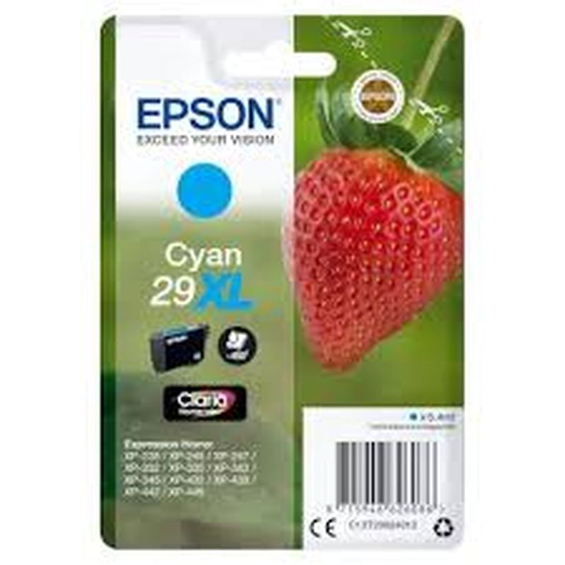 ΜΕΛΑΝΙ EPSON SERIES 29 CYAN XL (C13T299240)