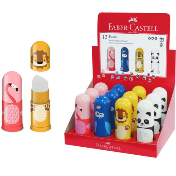 ΓΟΜΑ FABER-CASTELL 583513 ΜΕ ΞΥΣΤΡΑ MOTIF ΖΩΑ