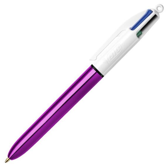 ΣΤΥΛΟ BIC 4 COLOURS SHINE 1.0mm ΜΩΒ