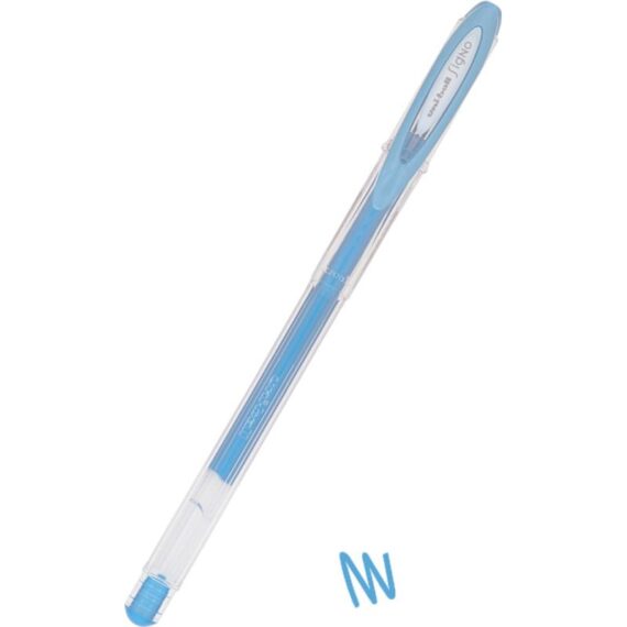 ΣΤΥΛΟ UNI BALL UM-120NM 0.8mm METALLIC BLUE