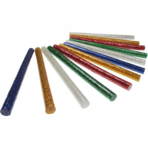 ΡΑΒΔΟΙ ΣΙΛΙΚΟΝΗΣ GLITTER 10cm ΣΕΤ (12 τμχ)