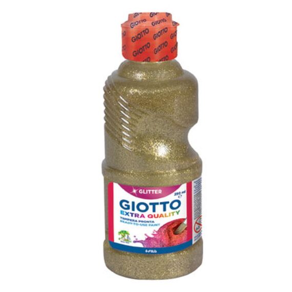 ΤΕΜΠΕΡΑ GIOTTO 250ml GLITTER GOLD