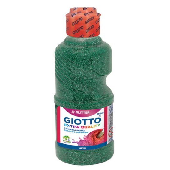 ΤΕΜΠΕΡΑ GIOTTO 250ml GLITTER GREEN
