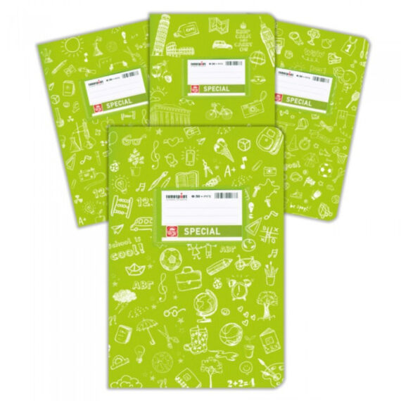 ΤΕΤΡΑΔΙΟ SPECIAL DOODLES 17Χ25 50 φυλ. ΛΑΧΑΝΙ (4306)