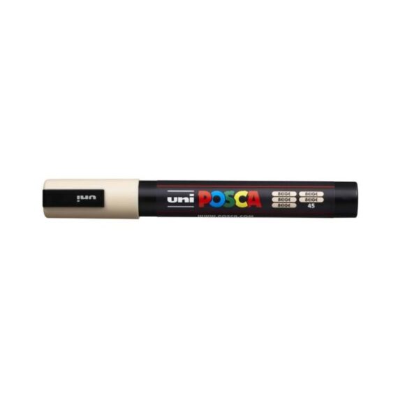 ΜΑΡΚΑΔΟΡΟΣ UNI BALL POSCA PC- 5M 1.8 – 2.5mm BEIGE