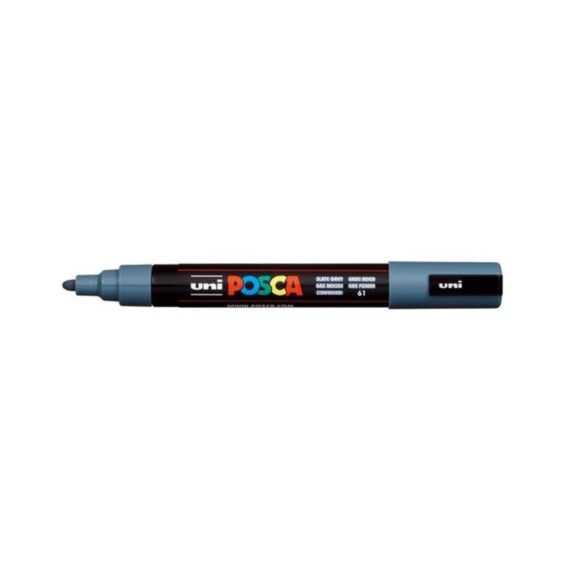 ΜΑΡΚΑΔΟΡΟΣ UNI BALL POSCA PC- 5M 1.8 – 2.5mm SLATE GREY