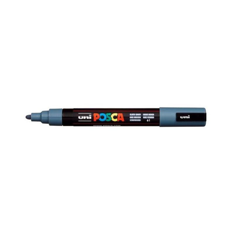 ΜΑΡΚΑΔΟΡΟΣ UNI BALL POSCA PC- 5M 1.8 – 2.5mm SLATE GREY