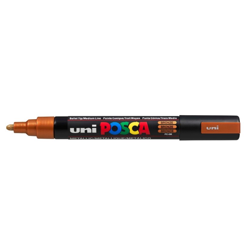 ΜΑΡΚΑΔΟΡΟΣ UNI BALL POSCA PC- 5M 1.8 – 2.5mm BRONZE