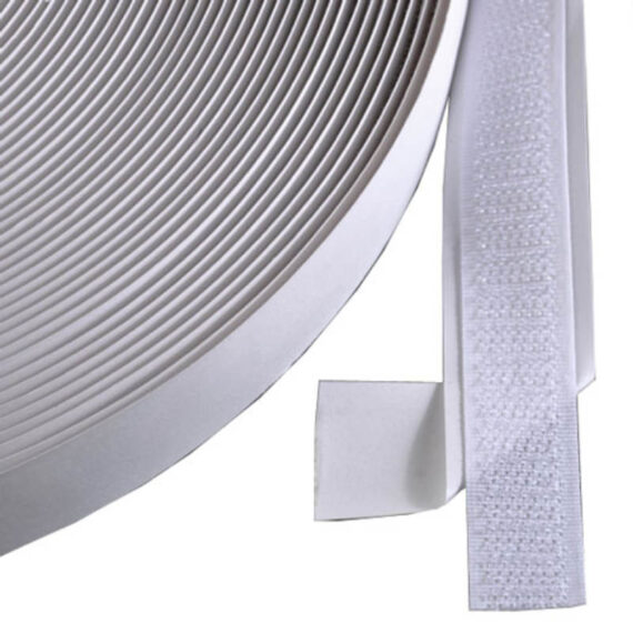 ΤΑΙΝΙΑ ΤΥΠΟΥ VELCRO ΑΥΤΟΚΟΛΛΗΤΗ 50mm Χ 25 μέτρα ΛΕΥΚΗ ΑΡΣΕΝΙΚΟ
