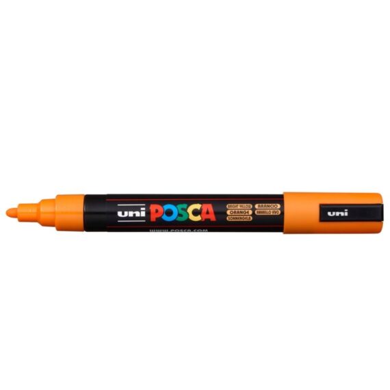ΜΑΡΚΑΔΟΡΟΣ UNI BALL POSCA PC- 5M 1.8 – 2.5mm BRIGHT YELLOW