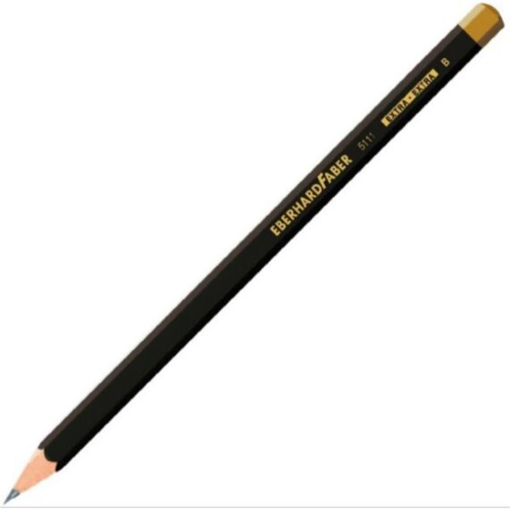 ΜΟΛΥΒΙ EBERHARD FABER 5111 Β ΧΡΥΣΟ ΚΕΦΑΛΙ
