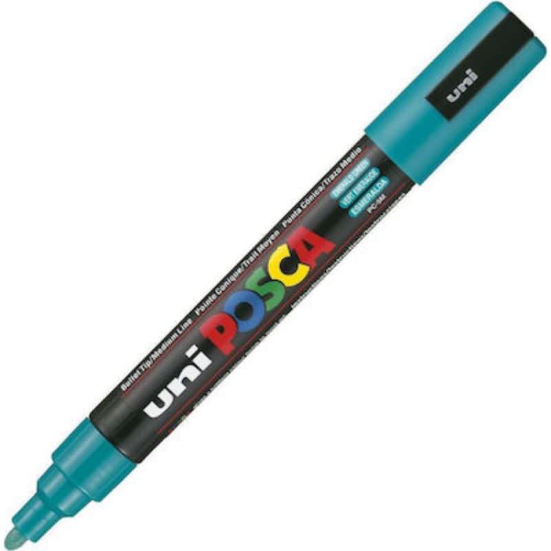 ΜΑΡΚΑΔΟΡΟΣ UNI BALL POSCA PC- 5M 1.8 – 2.5mm EMERALD GREEN