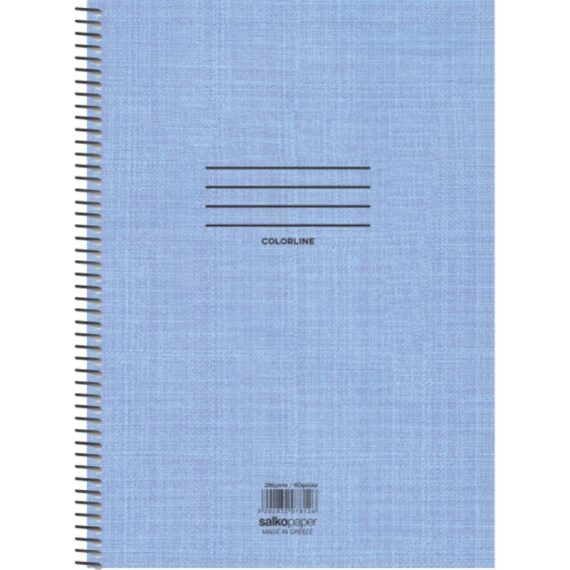 ΤΕΤΡΑΔΙΟ ΣΠΙΡΑΛ COLORLINE 17X25 1 ΘΕΜ. (7851)
