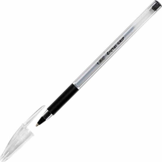 ΣΤΥΛΟ BIC CRISTAL GRIP 1.0mm ΜΑΥΡΟ
