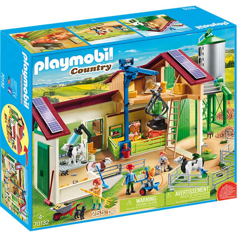 PLAYMOBIL- ΜΕΓΑΛΗ ΦΑΡΜΑ ΜΕ ΖΩΑ ΚΑΙ ΣΙΛΟ (70132)