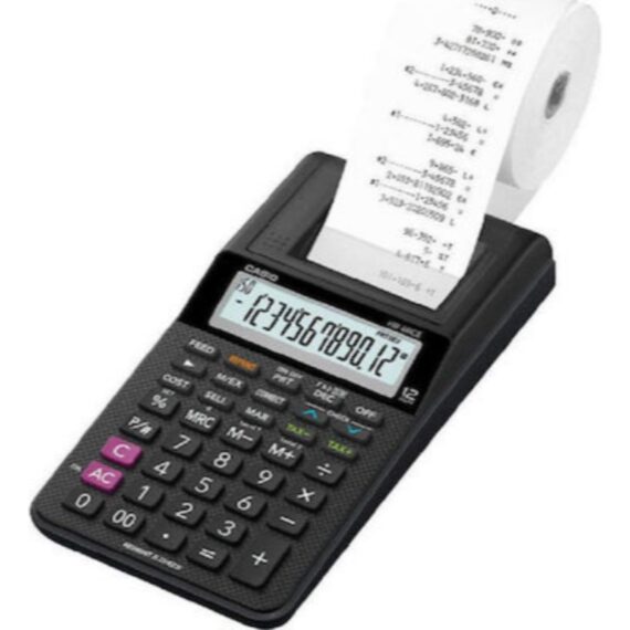 ΑΡΙΘΜΟΜΗΧΑΝΗ CASIO HR-8RCE 12 ΨΗΦΙΩΝ ΕΚΤΥΠΩΣΗΣ 24.3X9.9X6.6cm (ΜΠΑΤΑΡΙΑΣ)
