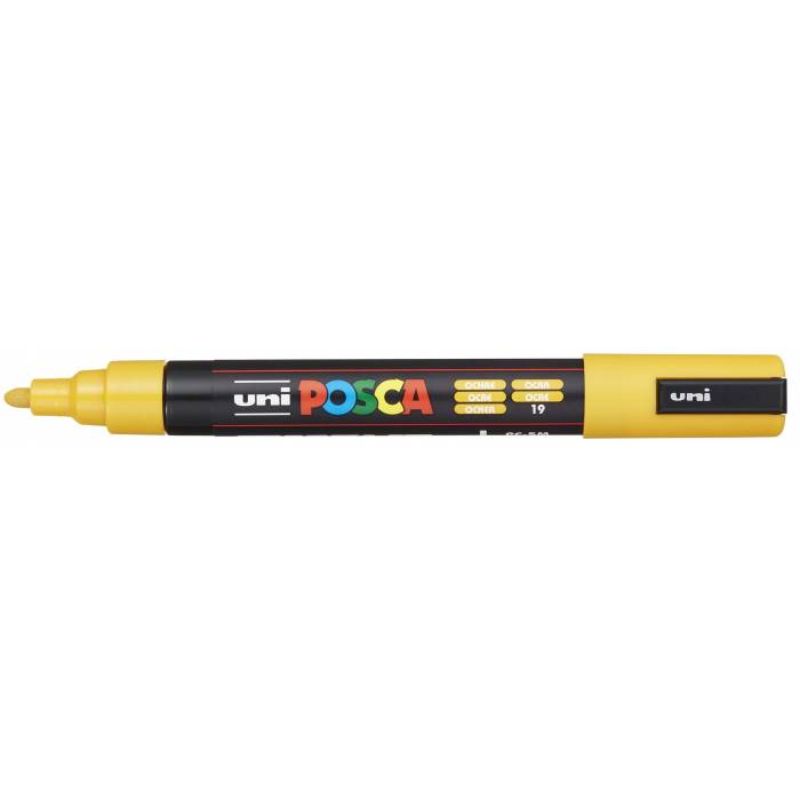 ΜΑΡΚΑΔΟΡΟΣ UNI BALL POSCA PC- 5M 1.8 – 2.5mm OCHRE