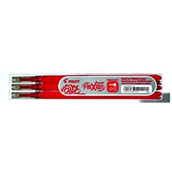 ΑΝΤΑΛΛΑΚΤΙΚΑ ΣΤΥΛΟ PILOT FRIXION POINT 0.5mm ΚΟΚΚΙΝΟ (3 τμχ)