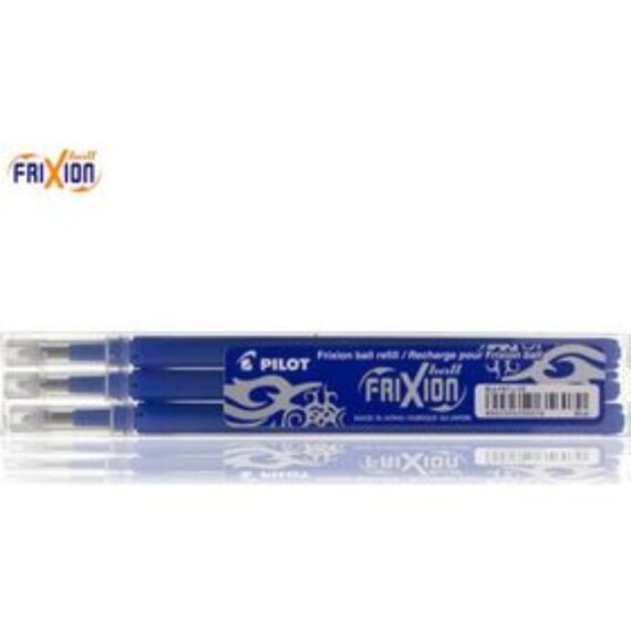 ΑΝΤΑΛΛΑΚΤΙΚΑ ΣΤΥΛΟ PILOT FRIXION BALL & BALL CLICKER 0.5mm ΜΠΛΕ (3 τμχ)