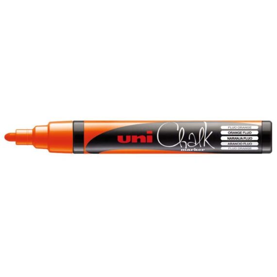 ΜΑΡΚΑΔΟΡΟΣ UNI BALL POSCA PWE – 5M 1.8 – 2.5mm CHALK ΦΩΣΦΟΡΟΥΧΟ ΠΟΡΤΟΚΑΛΙ